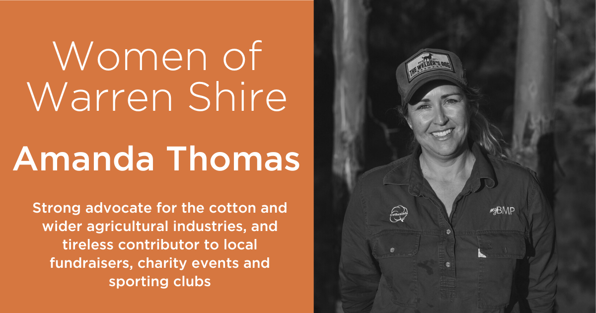 Women of Warren Shire - Amanda Thomas - Post Image